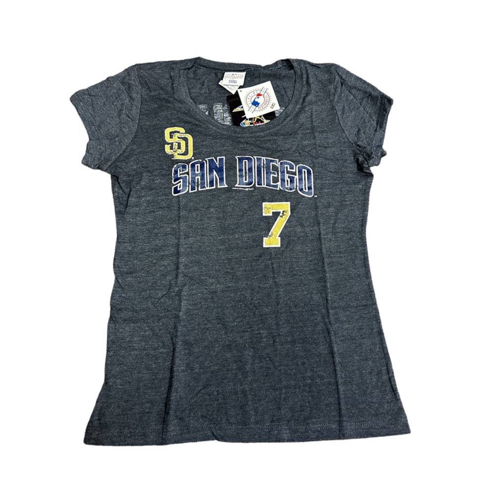 NWT MLB Genuine Merchandise San Diego Padres #7 Headley women's tee size large